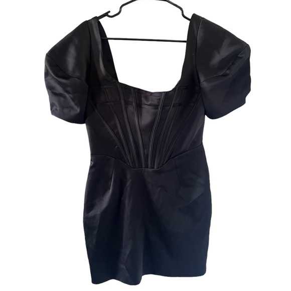 House of CB Niladi Corset Mini Black Dress - Picture 11 of 16